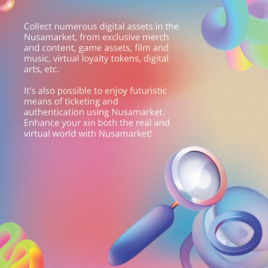 Nusamarket Instagram post on digital assets