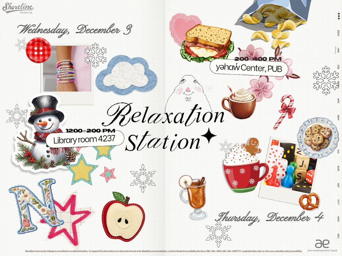 Relaxation Station winter poster