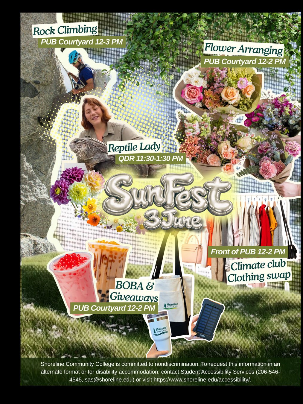 SunFest activities poster