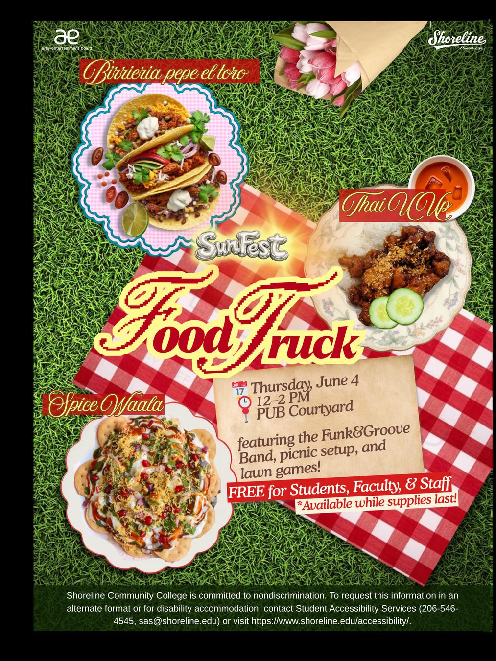 SunFest food truck poster