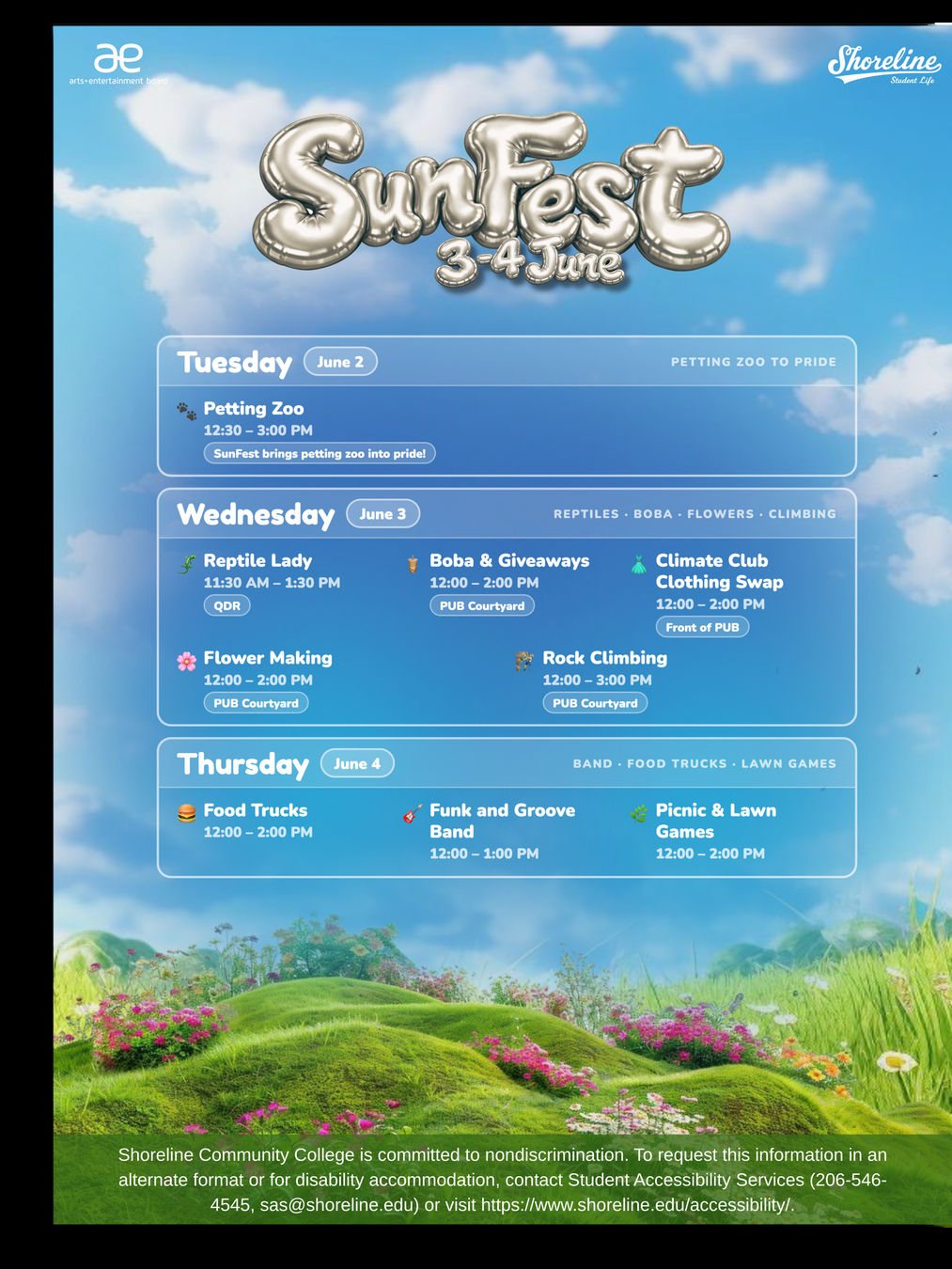 SunFest schedule